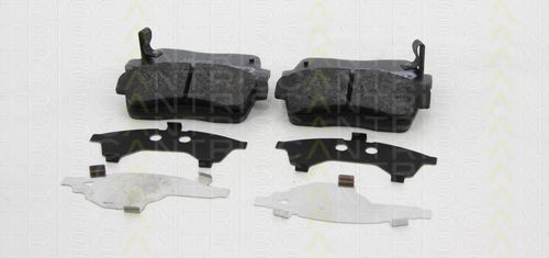 Комплект тормозных колодок, дисковый тормоз TRISCAN 8110 41011