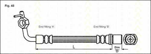 Тормозной шланг TRISCAN 8150 13125