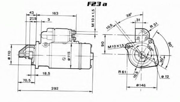 Стартер DELCO REMY 19024254