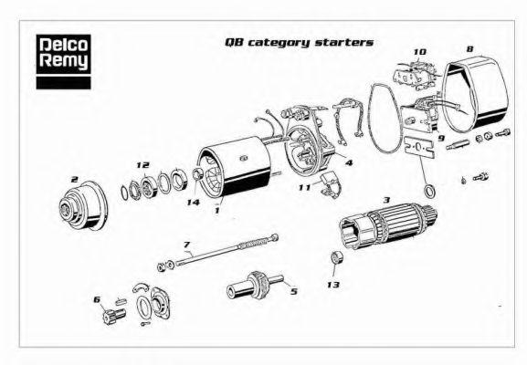 Стартер EFEL 100076