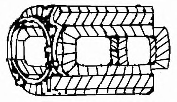 Обмотка возбуждения, стартер DELCO REMY 1974929