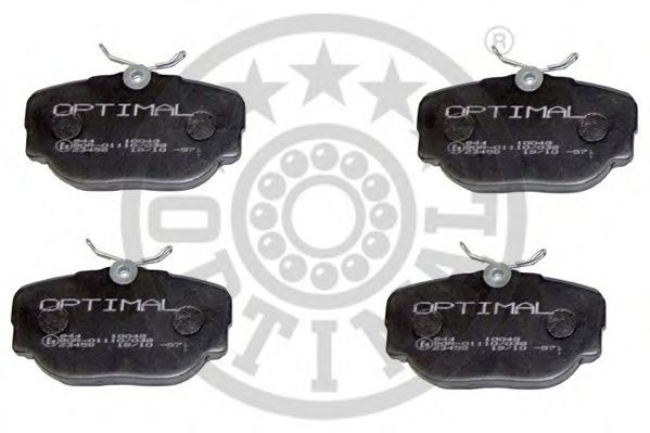 Комплект тормозных колодок, дисковый тормоз OPTIMAL 10048