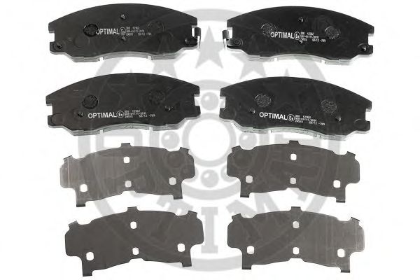 Комплект тормозных колодок, дисковый тормоз OPTIMAL 12362
