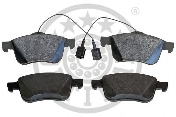 Комплект тормозных колодок, дисковый тормоз OPTIMAL 12400