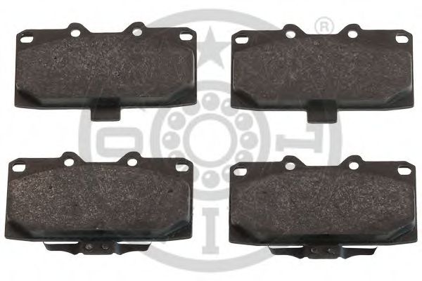 Комплект тормозных колодок, дисковый тормоз OPTIMAL 12411