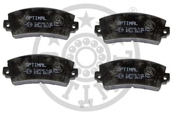 Комплект тормозных колодок, дисковый тормоз OPTIMAL 9142A