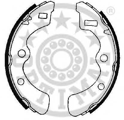 Комплект тормозных колодок OPTIMAL BB-0610