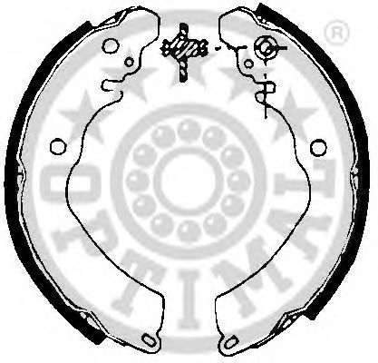 Комплект тормозных колодок OPTIMAL BB-6461