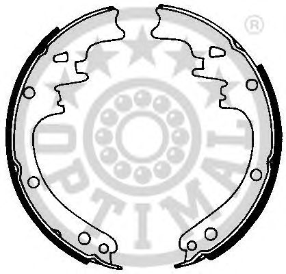 Комплект тормозных колодок OPTIMAL BB-6560