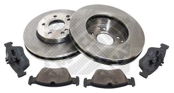 Комплект тормозов, дисковый тормозной механизм MAPCO 47805