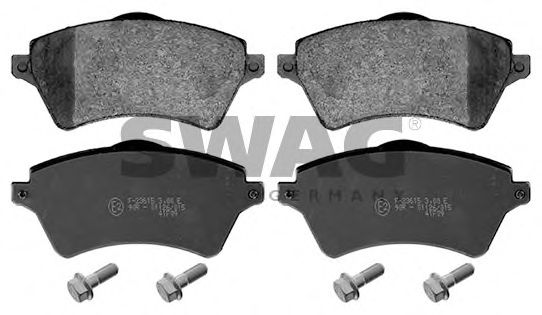 Комплект тормозных колодок, дисковый тормоз SWAG 22 11 6113