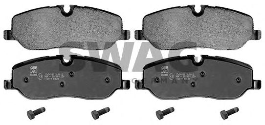 Комплект тормозных колодок, дисковый тормоз SWAG 22 11 6119
