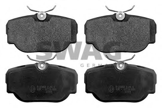 Комплект тормозных колодок, дисковый тормоз SWAG 22 91 6353