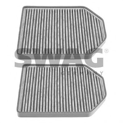 Фильтр, воздух во внутренном пространстве SWAG 30 92 1702