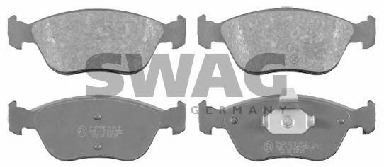 Комплект тормозных колодок, дисковый тормоз SWAG 55 91 6506