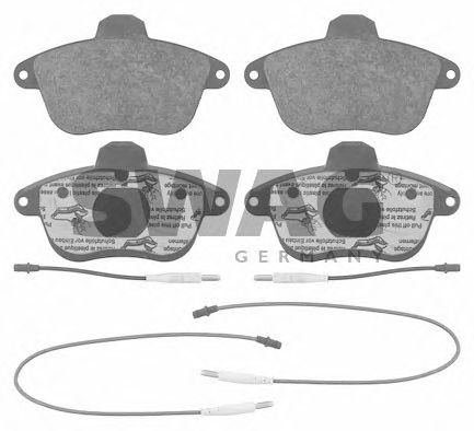 Комплект тормозных колодок, дисковый тормоз SWAG 62 91 6377