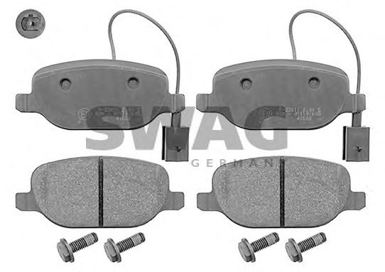 Комплект тормозных колодок, дисковый тормоз SWAG 74 11 6002