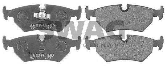 Комплект тормозных колодок, дисковый тормоз SWAG 99 11 6081