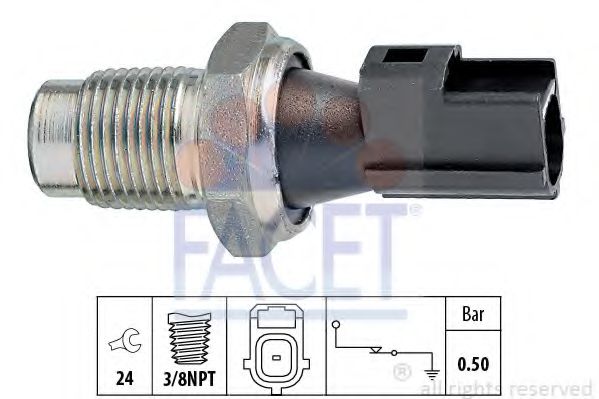 Датчик давления масла FACET 7.0148