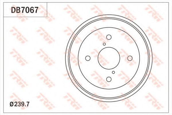 Тормозной барабан TRW DB7067