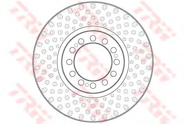 Тормозной диск TRW DF5013S