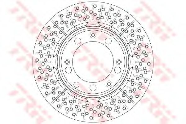 Тормозной диск TRW DF6281