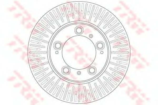 Тормозной диск TRW DF6411