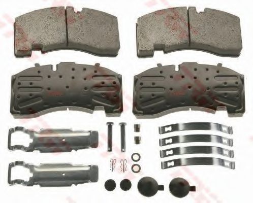Комплект тормозных колодок, дисковый тормоз TRW GDB5093