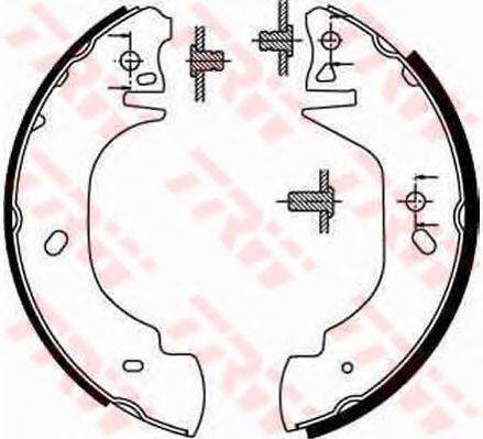 Комплект тормозных колодок TRW GS8629