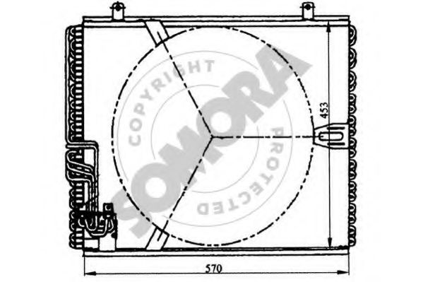 Конденсатор, кондиционер SOMORA 041160