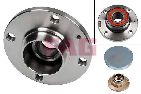 Комплект подшипника ступицы колеса FAG 713 6102 10