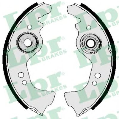 Комплект тормозных колодок LPR 00700