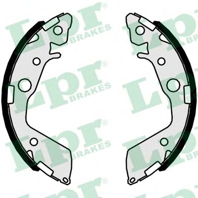Комплект тормозных колодок LPR 01075