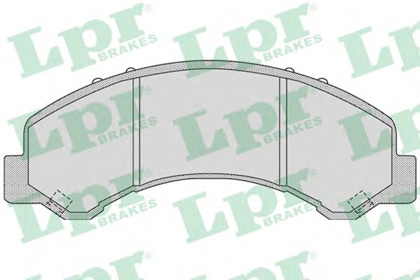 Комплект тормозных колодок, дисковый тормоз LPR 05P1064