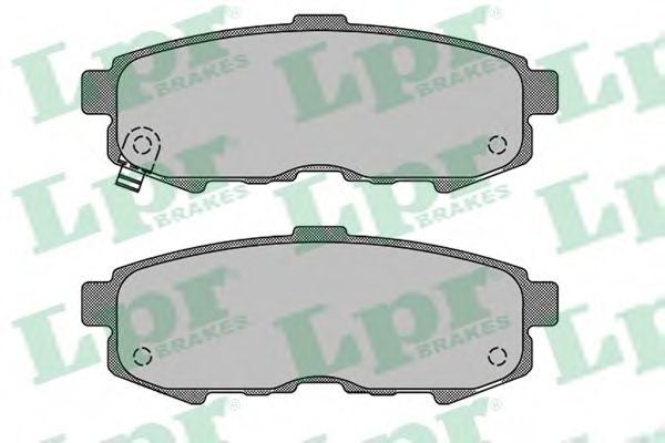 Комплект тормозных колодок, дисковый тормоз LPR 05P1503