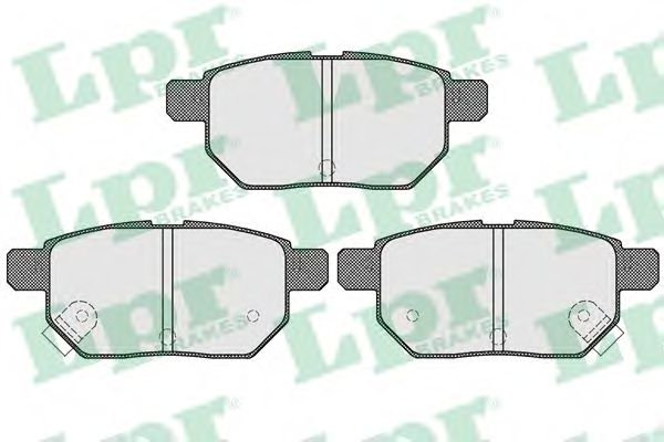 Комплект тормозных колодок, дисковый тормоз LPR 05P1530