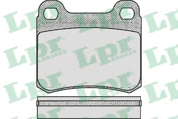 Комплект тормозных колодок, дисковый тормоз LPR 05P158