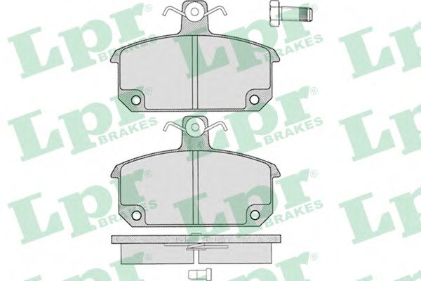 Комплект тормозных колодок, дисковый тормоз WOKING 3230