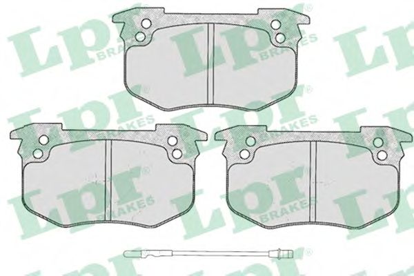 Комплект тормозных колодок, дисковый тормоз WOKING 3257