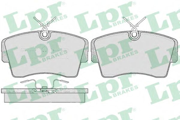 Комплект тормозных колодок, дисковый тормоз LPR 05P262
