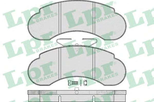 Комплект тормозных колодок, дисковый тормоз LPR 05P415