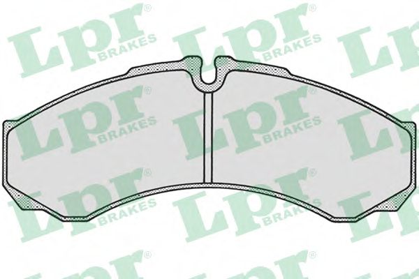 Комплект тормозных колодок, дисковый тормоз LPR 05P684