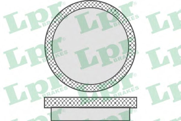 Комплект тормозных колодок, дисковый тормоз LPR 20285
