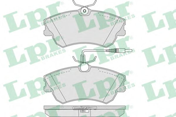 Комплект тормозных колодок, дисковый тормоз LPR 05P750