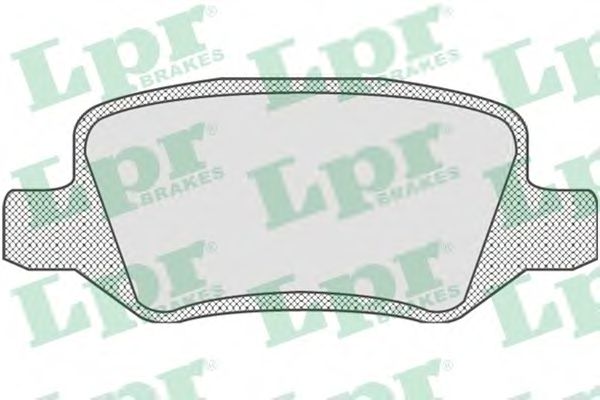 Комплект тормозных колодок, дисковый тормоз LPR 05P850