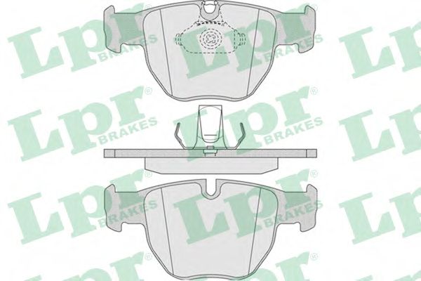 Комплект тормозных колодок, дисковый тормоз LPR 05P909