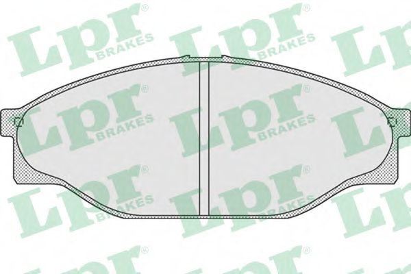 Комплект тормозных колодок, дисковый тормоз LPR 05P927
