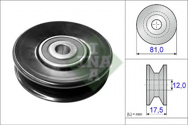 Паразитный / Ведущий ролик, клиновой ремень TRIPLE FIVE 900046