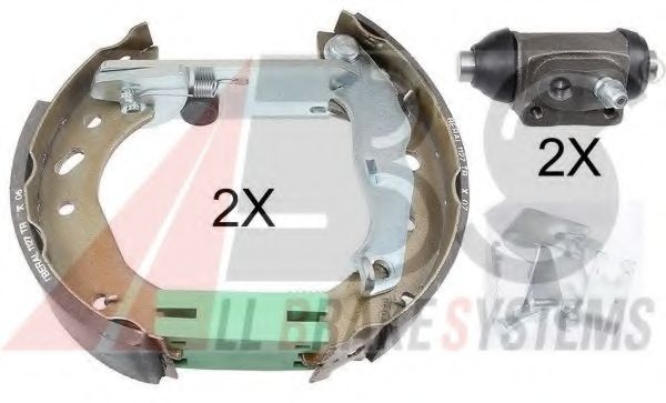 Комплект тормозных колодок A.B.S. 111427
