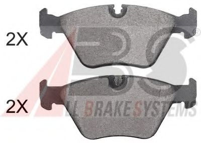 Комплект тормозных колодок, дисковый тормоз A.B.S. 37374 OE